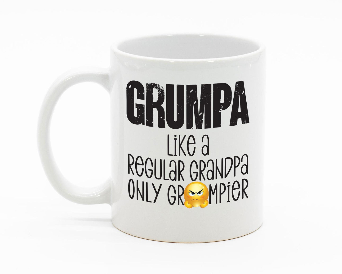 Grumpa Like A Regular Grandpa Only Grumpier/White Grandpa Mug/Grandpa Gift