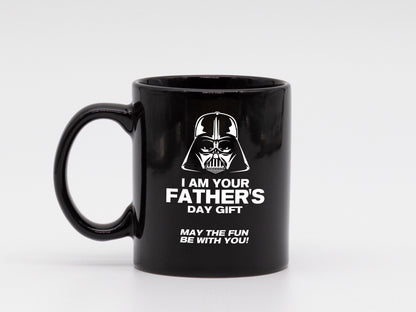 May The Fun Be With You/ Fathers Day Gift/ Black Coffee Mug