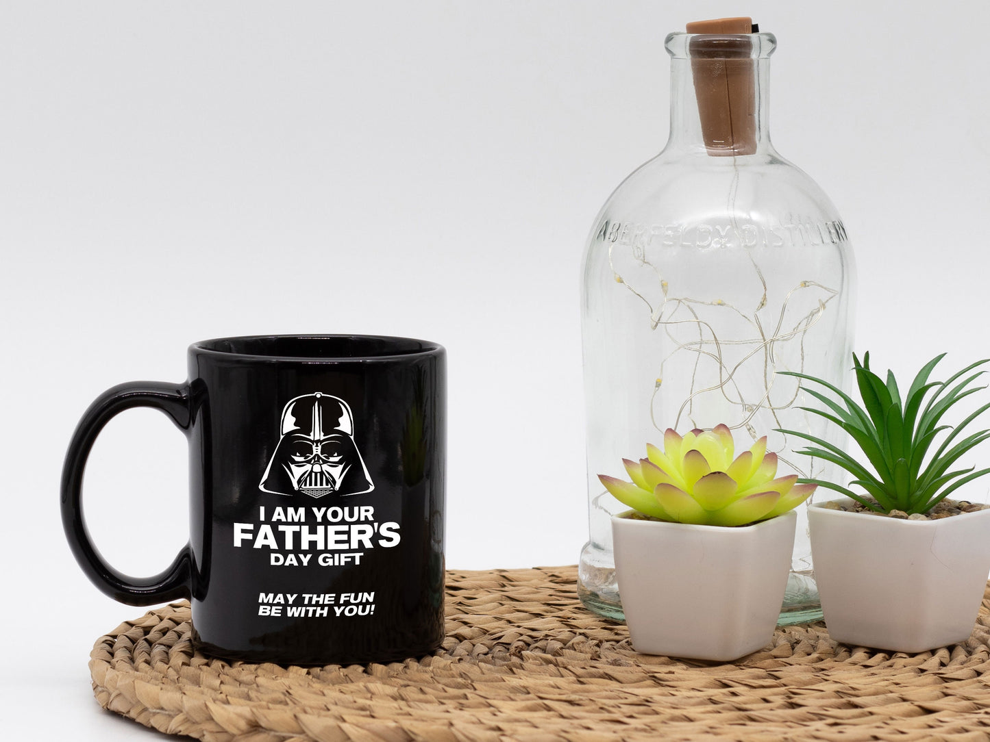 May The Fun Be With You/ Fathers Day Gift/ Black Coffee Mug