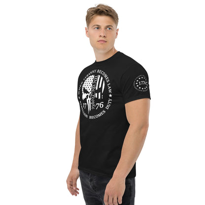 Punisher Skull/ We The People/ When Tyranny Becomes Law/ Rebellion Becomes Duty/ Men's Classic Tee