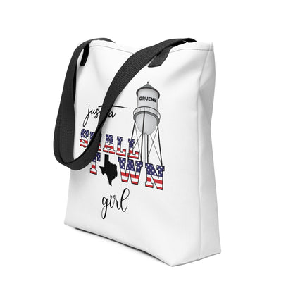 Customizable Small Town Girl Tote Bag | 100% Polyester | Shopping Bag | Your State, Your Town