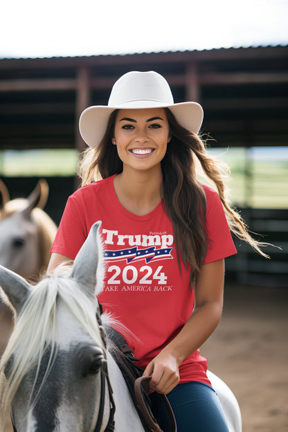 Ladies Vote Trump 2024, Take Back America Shirt, Trump Shirt For Women, Trump Tshirt, Trump 2024 Shirt, Conservative Tshirt, Republican Gift