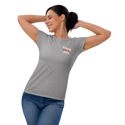 I Stand With Trump Women's Short Sleeve T-shirt, Pro America Ladies Tshirt, Republican Shirt, Republican Gifts, Conservative Mug,