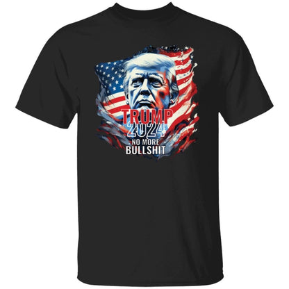 No More Bullshit Trump Tshirt/ Funny Trump Gift/ MAGA Trump Lovers Shirt/ Political Conservative Tshirt/ Trump 2024 Fan