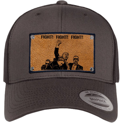 Donald Trump Hat | Fight Fight Fight | Trump Hats | Trump With Fist Up In Air | MAGA Hat | Conservative Hat