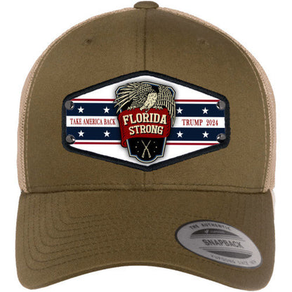 Custom Made With State of Your Choice Trump Americana Hat/ Take America Back/Trump 2024/ Personalized With State Strong/Trump Strong