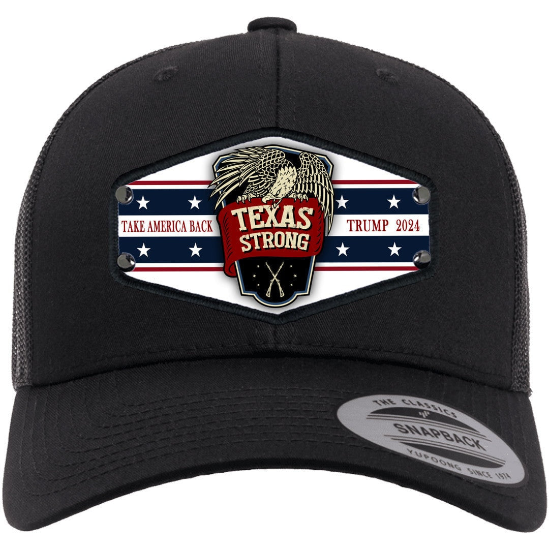 Custom Made With State of Your Choice Trump Americana Hat/ Take America Back/Trump 2024/ Personalized With State Strong/Trump Strong