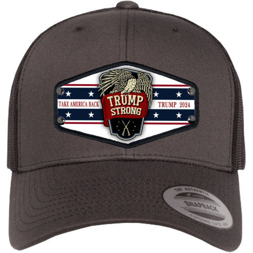 Custom Made With State of Your Choice Trump Americana Hat/ Take America Back/Trump 2024/ Personalized With State Strong/Trump Strong