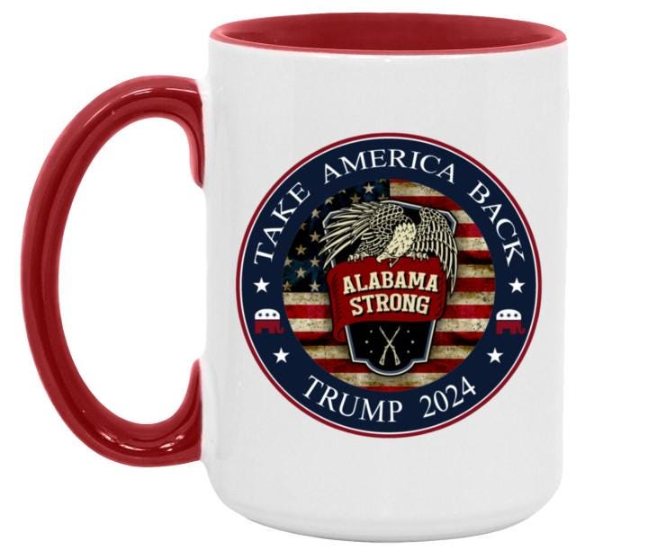 Custom "Take America Back" Trump Coffee Mug | Personalized State Design | MAGA Patriot Mug | 11oz & 15oz