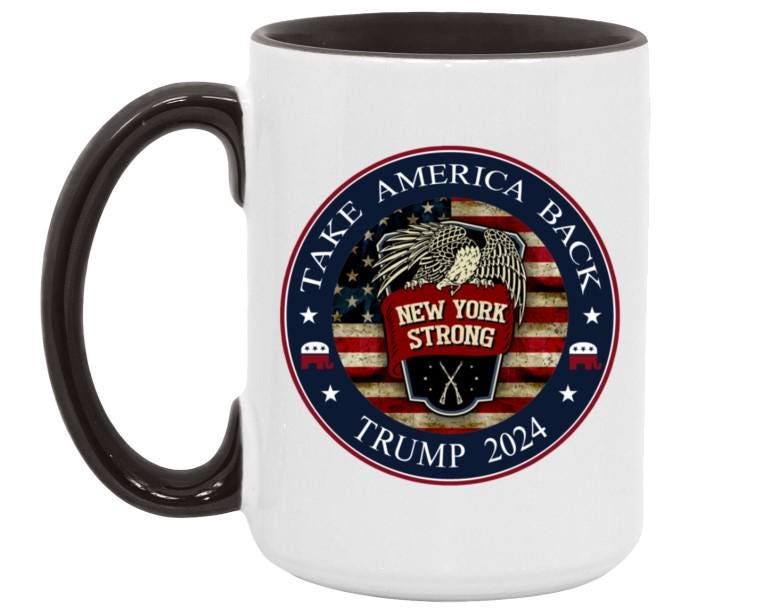 Custom "Take America Back" Trump Coffee Mug | Personalized State Design | MAGA Patriot Mug | 11oz & 15oz