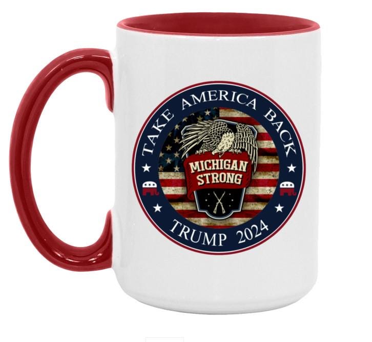 Custom "Take America Back" Trump Coffee Mug | Personalized State Design | MAGA Patriot Mug | 11oz & 15oz