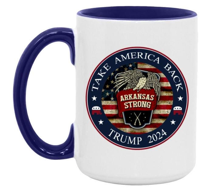 Custom "Take America Back" Trump Coffee Mug | Personalized State Design | MAGA Patriot Mug | 11oz & 15oz