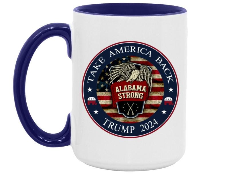 Custom "Take America Back" Trump Coffee Mug | Personalized State Design | MAGA Patriot Mug | 11oz & 15oz