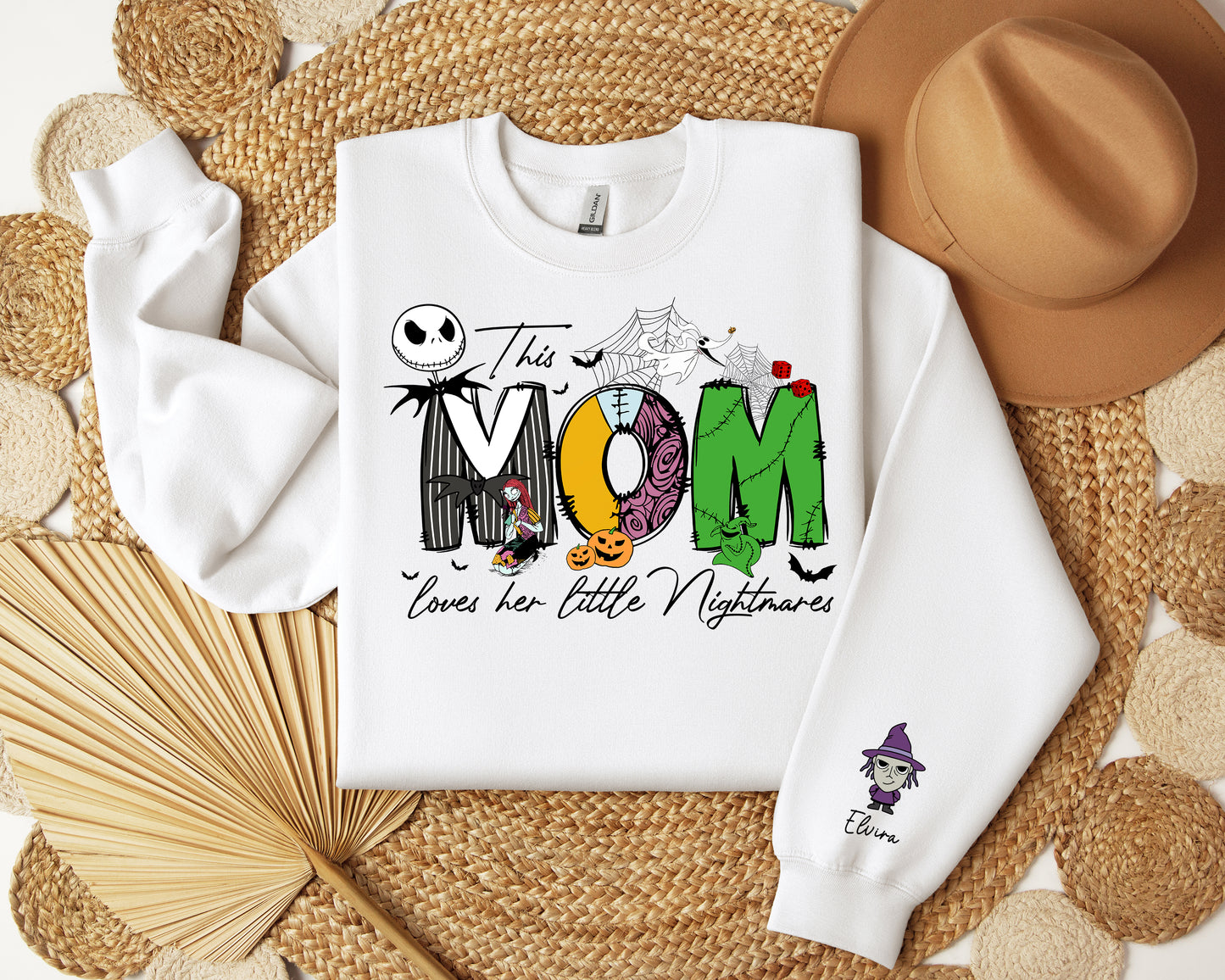 Personalized Halloween Crewneck Sweatshirt