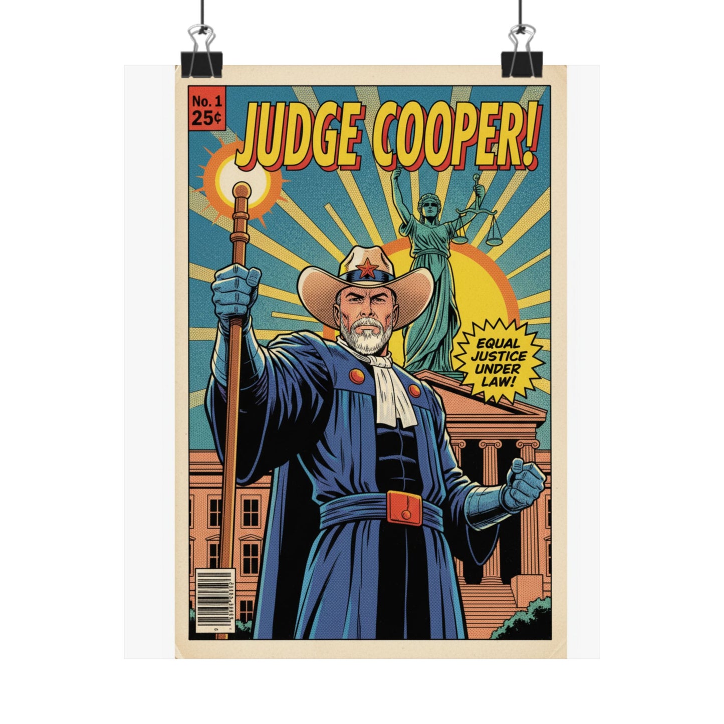 Custom Comic Book Style Poster - Hero Edition