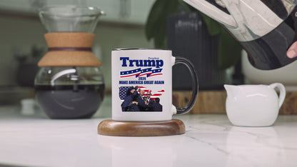 Trump Assassination Attempt Coffee Mug, Make America Great Again, Trump 2024 mug, Donald Trump President Mug, Conservative Mug, Election 24