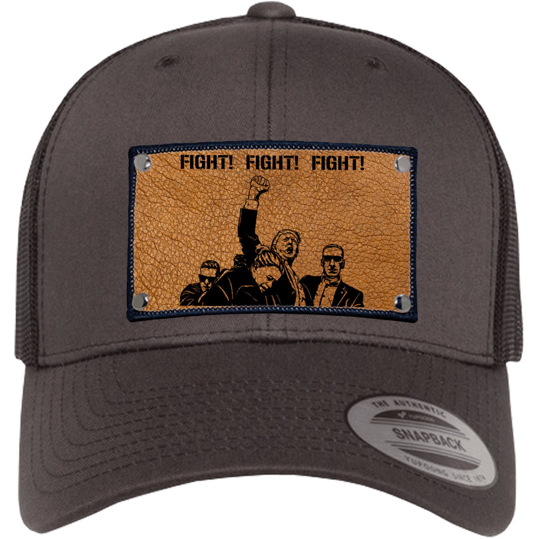 Donald Trump Hat | FIGHT FIGHT FIGHT | Trump Hats | Trump With Fist Up In Air | MAGA Hat | Conservative Hat